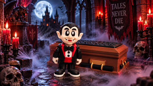 The Vampire Coffin Storybook Play Set