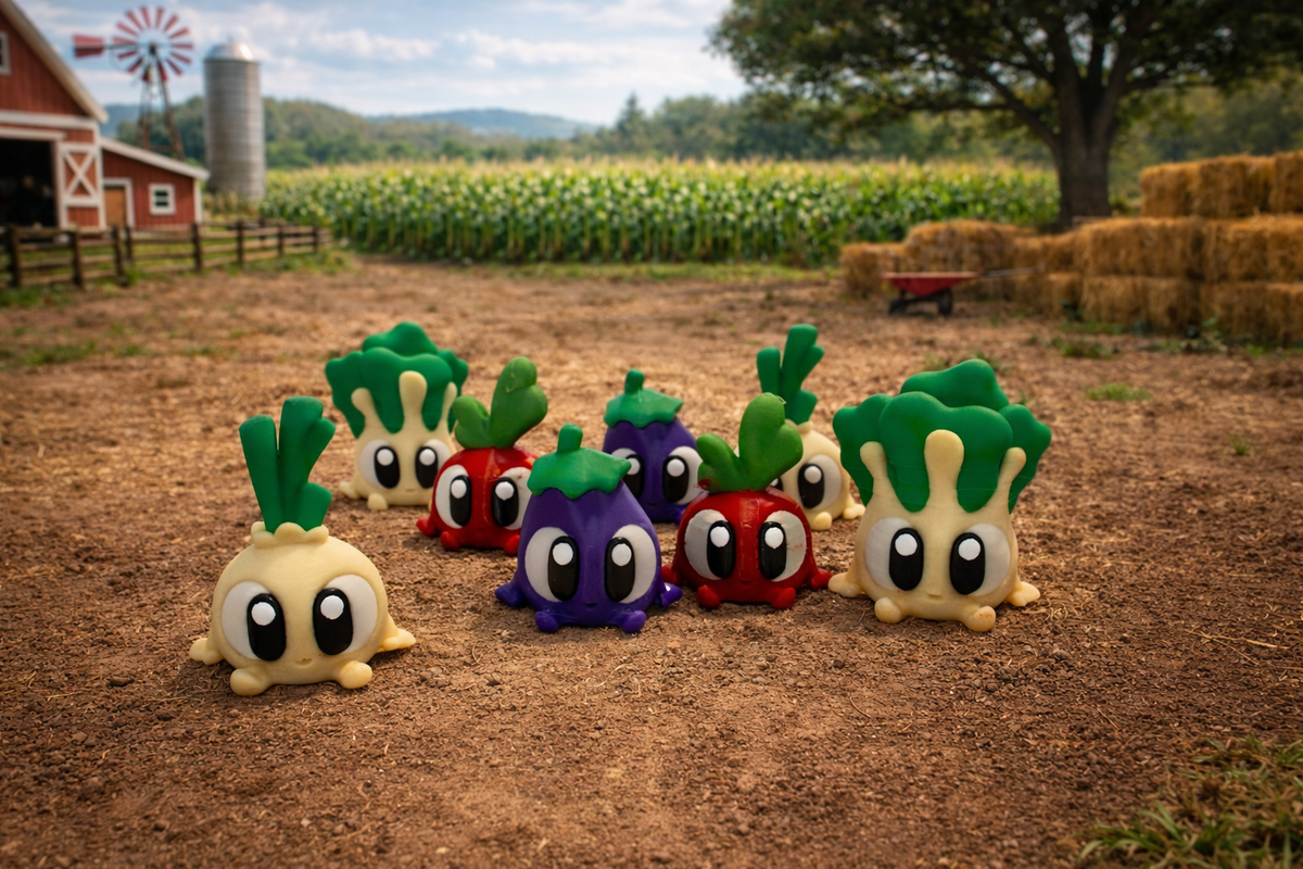 Veggie Garden Play Scene