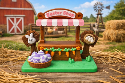 Easter Shop Play Scene