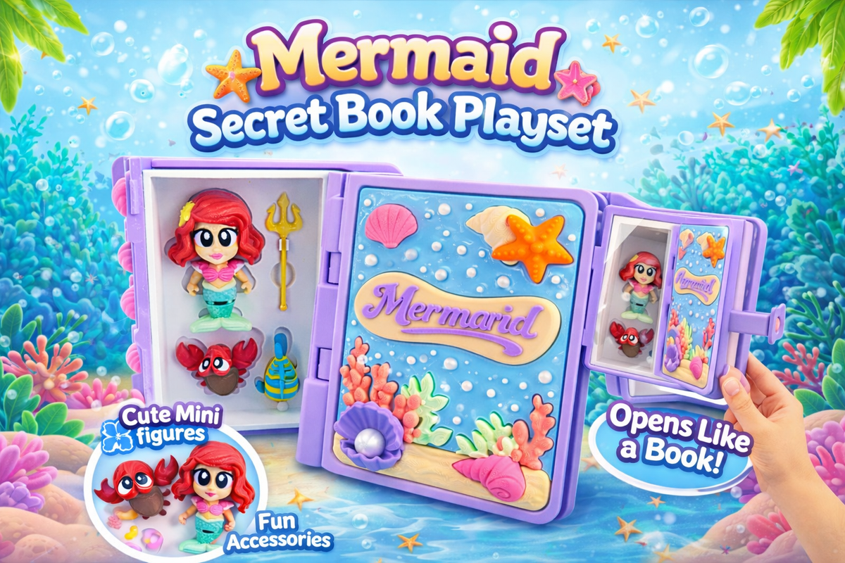 Mermaid Storybook Play Set