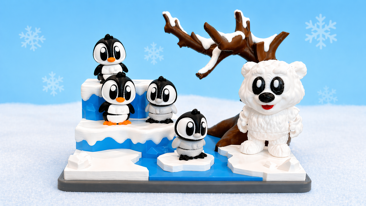 Polar Pals Play Scene