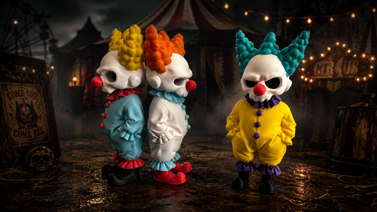 Goulish Halloween Clown Trio Set