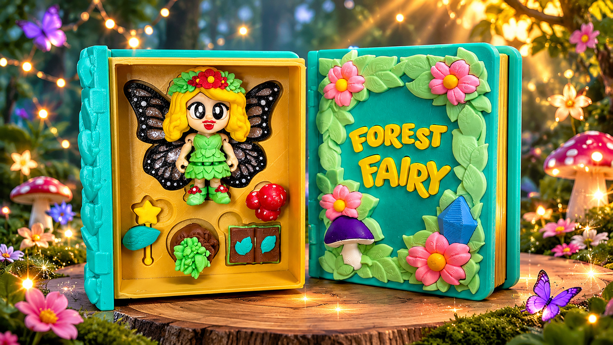 Forest Fairy Storybook Play Set