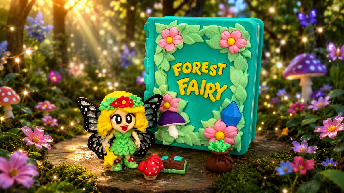 Forest Fairy Storybook Play Set