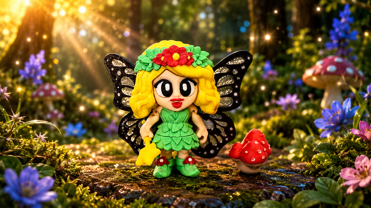 Forest Fairy Storybook Play Set