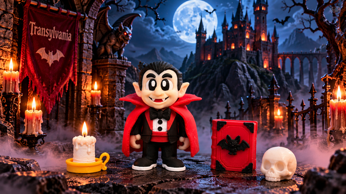 Dracula Storybook Play Set