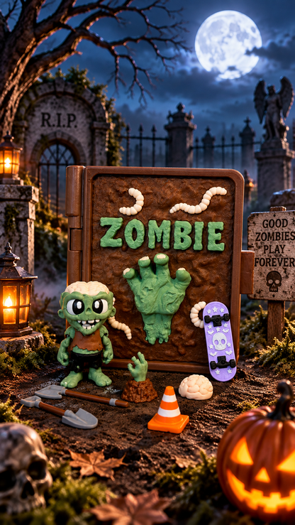 Zombie Storybook Play Set