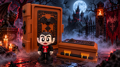 The Vampire Coffin Storybook Play Set