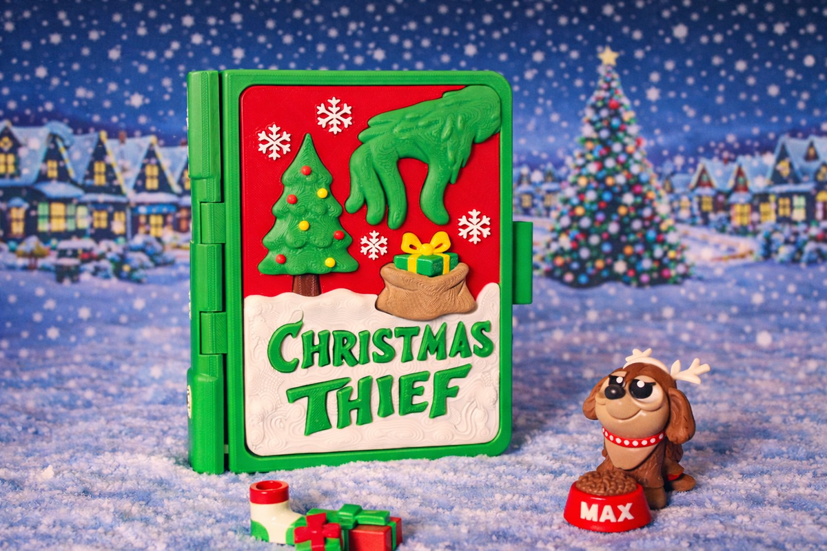 The Christmas Thief Storybook Play Set