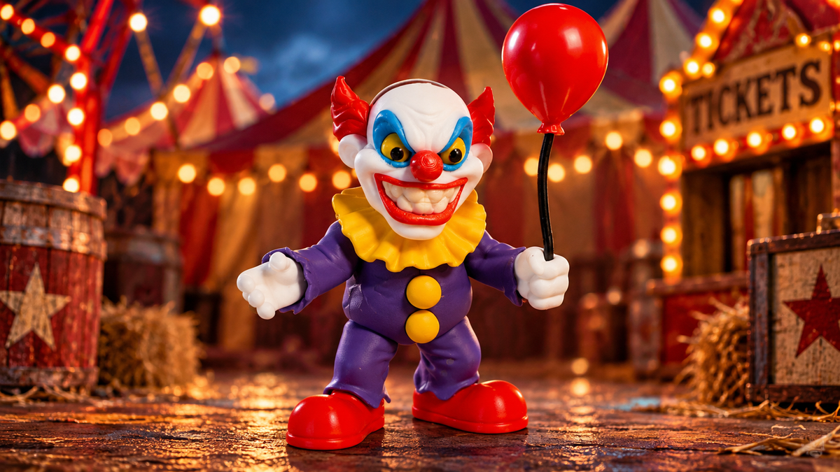 Clown With Balloon