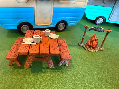 Camping Trailer Play Scene