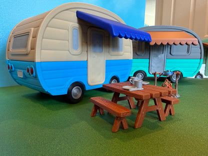 Camping Trailer Play Scene