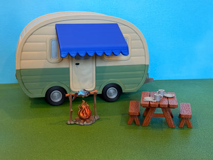 Camping Trailer Play Scene