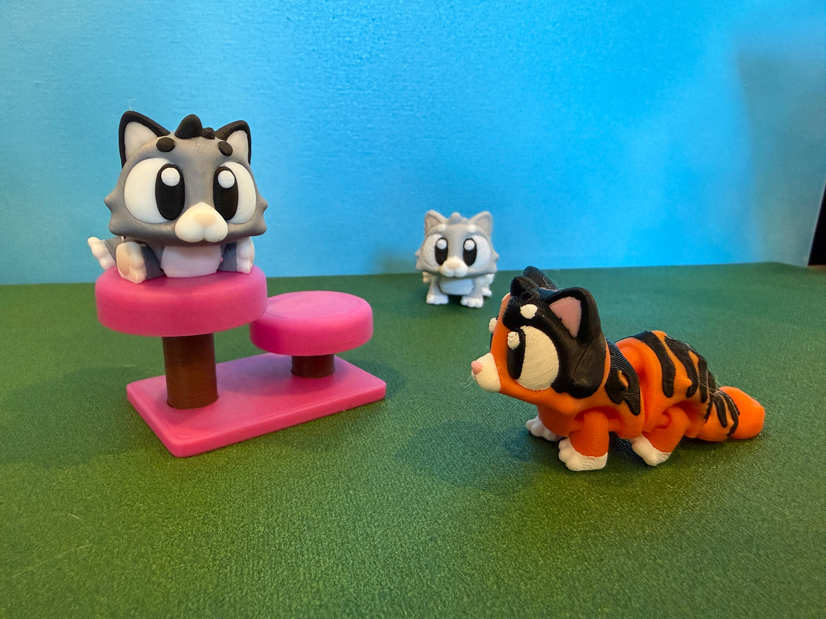 Cozy Kitten Playhouse  Scene