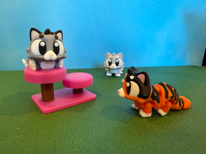 Cozy Kitten Playhouse  Scene