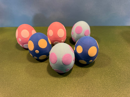 Pastel Poka Dot Easter Egg set ( Set of 3)