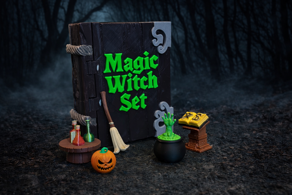 Magic Witch Storybook Play Set