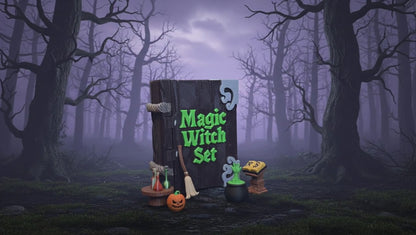 Magic Witch Storybook Play Set